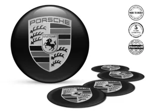 Porsche Decalcomanie su Ruote Etichette Resina Qualità